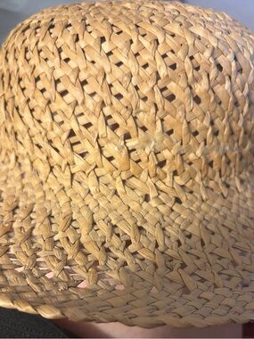 Woven Straw Sun Hat - Natural Tan